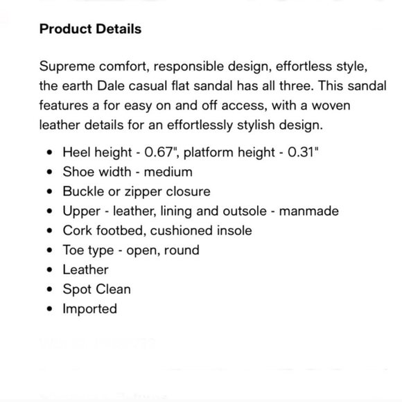 New Earth Dale Leather Sandals Size 6 - Picture 4 of 7